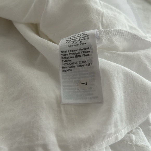 NWT J. Crew 3/4 sleeves eyelet dress - Size XS - Picture 6 of 6